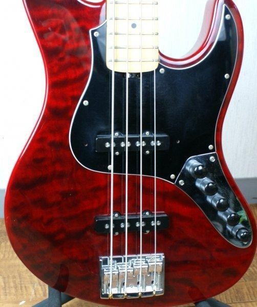 Edwards Alice Nine Model Electric Bass Guitar with Signature Design