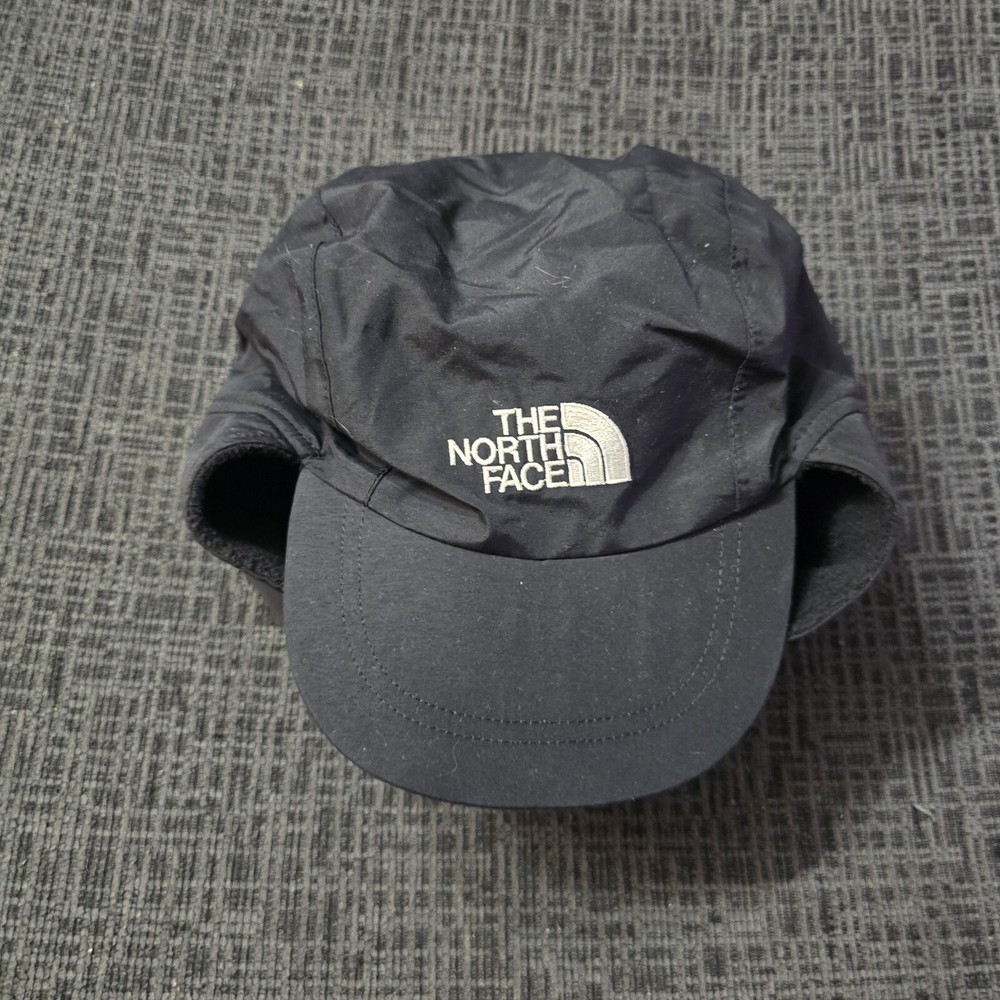 The North Face Expedition Cap Men’s Sz L Gore-Tex Black Fleece Lined Summit