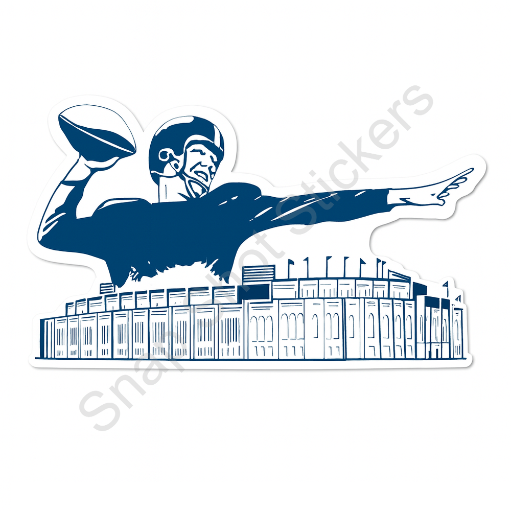 New York Football Weather Resistant Vinyl Sticker/Decal 01