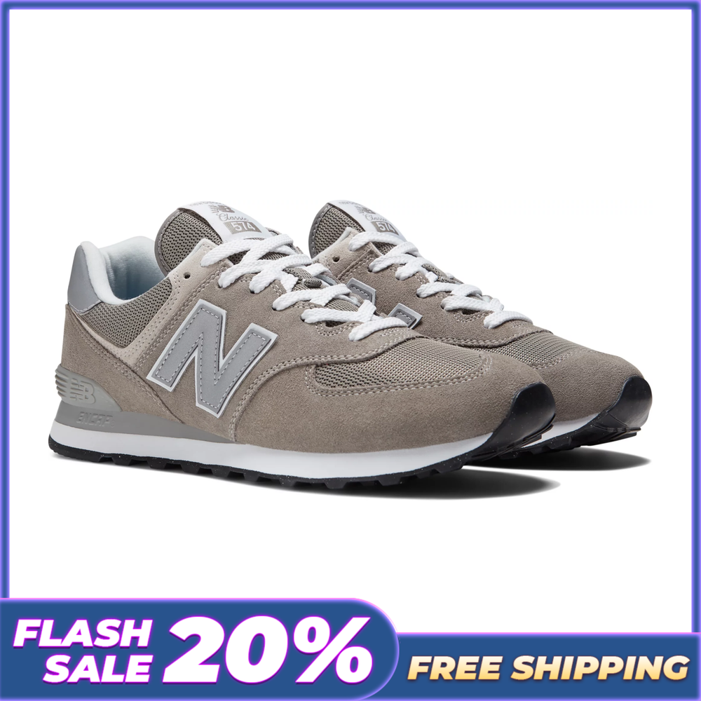 [ FLASH SALE ] - New Balance Men's 574 Core Shoes, Grey ( Width: D )-image