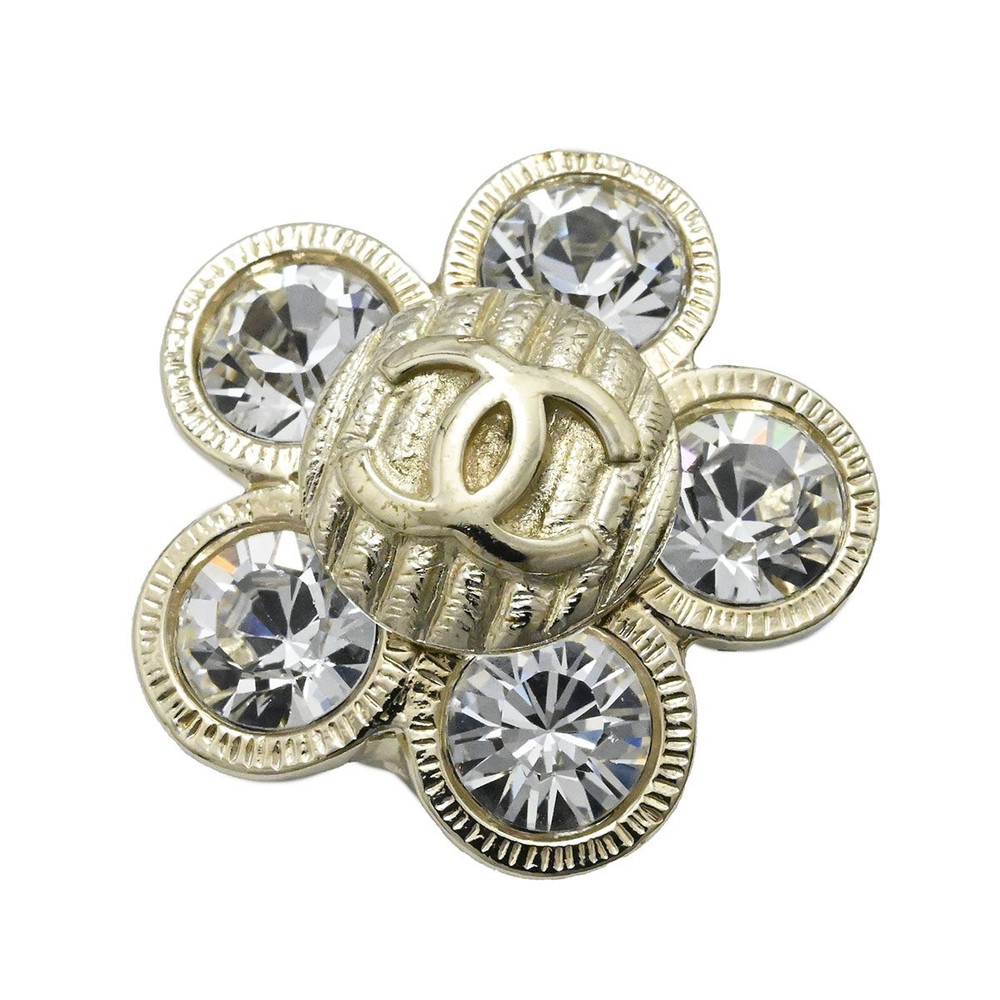 Chanel Coco Mark Bijou Gold Plated Brooch 06A 623786