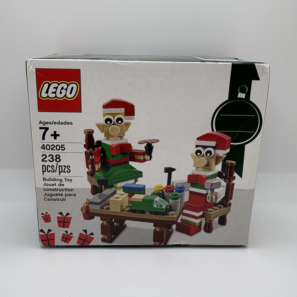 Lego Seasonal Little Elf Helpers 40205 Factory Sealed Retired Discontinued-image
