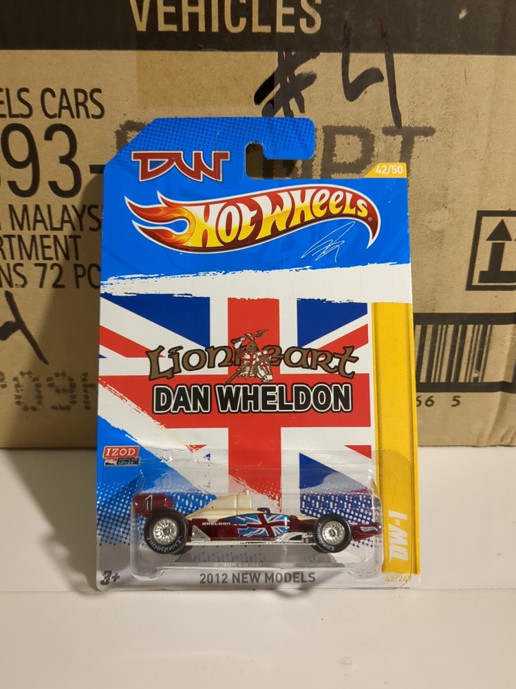 Hot Wheels 2012 DW-1 Lionheart Dan Wheldon Race Car #42/50 Limited Edition