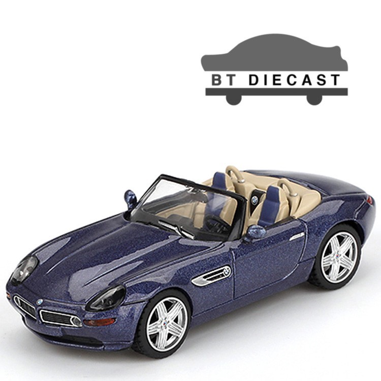 Mini Gt Bmw Z8 Alpina 1/64 Diecast Model Car Alpine Blue Mgt01082