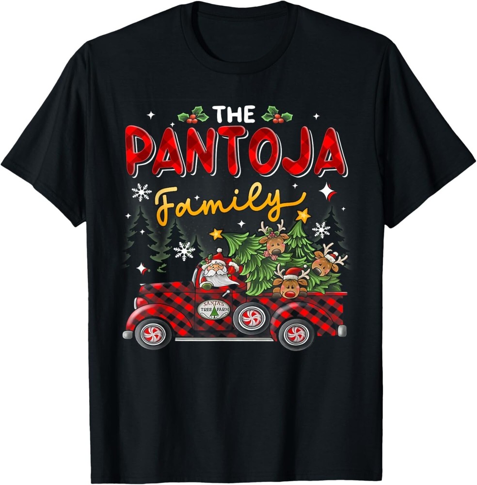 The Pantoja Family Christmas Matching Pajamas Group Gift T-Shirt, Hoodie, Sweat