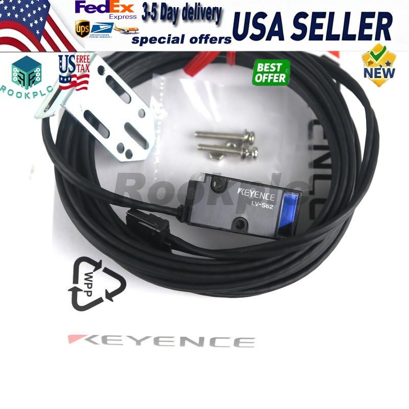 1pcs Keyence LV-S62 Laser Sensor LVS62 New Fast Shipping
