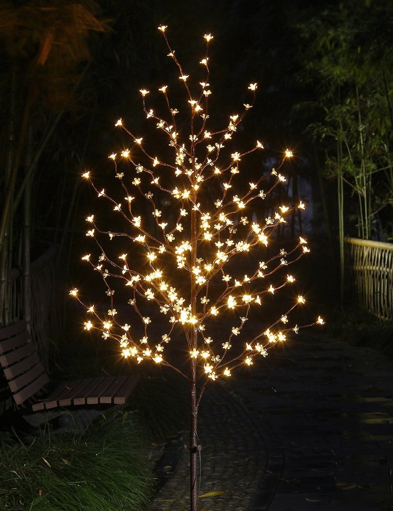 Lightshare 6.5FT 208 LED Cherry Blossom Tree, Lighted Artificial Tree for Dec...