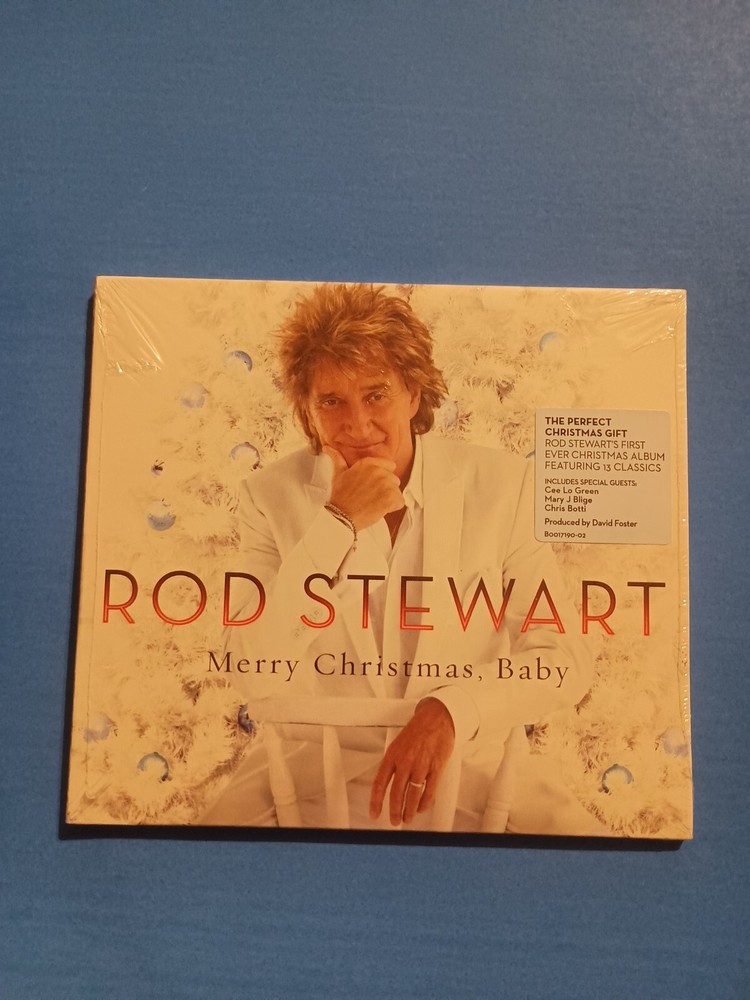 Rod Stewart Merry Christmas Baby CD, Brand New