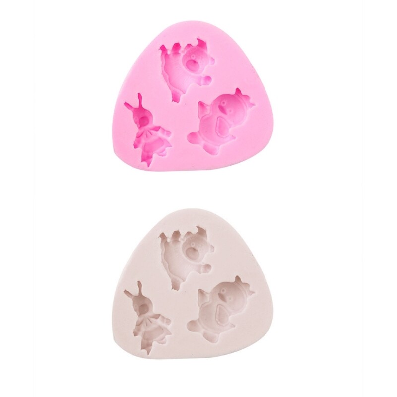 Keychain Jewelry Making Animal Rabbit Epoxy Mould Handmade-Resin Keychain Mold