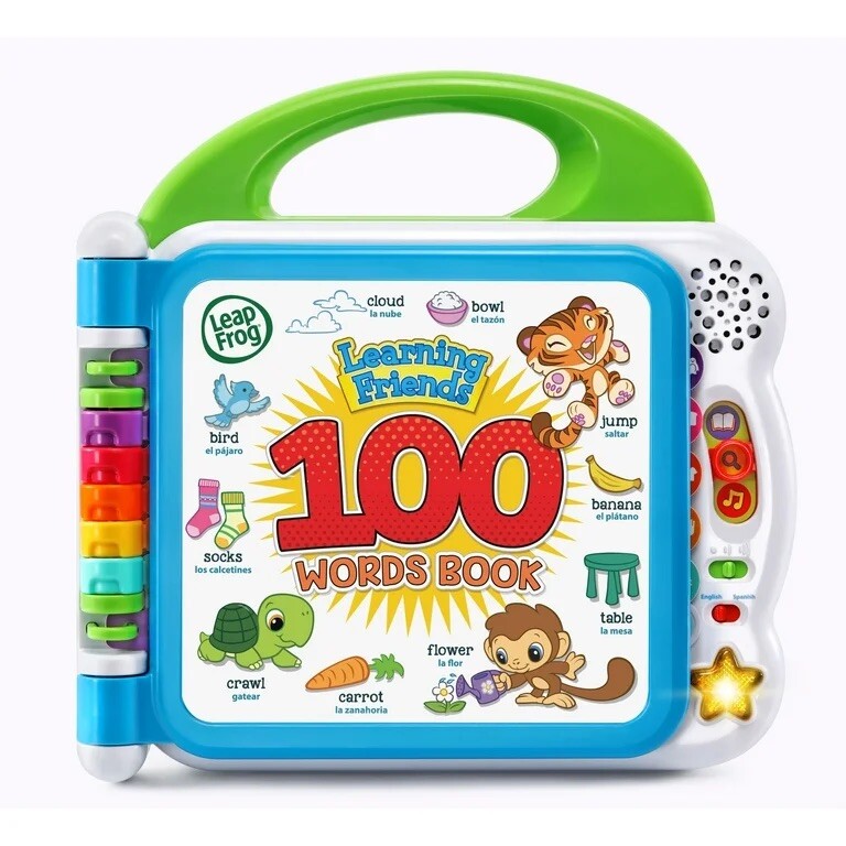 LeapFrog Learning Friends English and Spanish 100 Words and Sounds Book. New