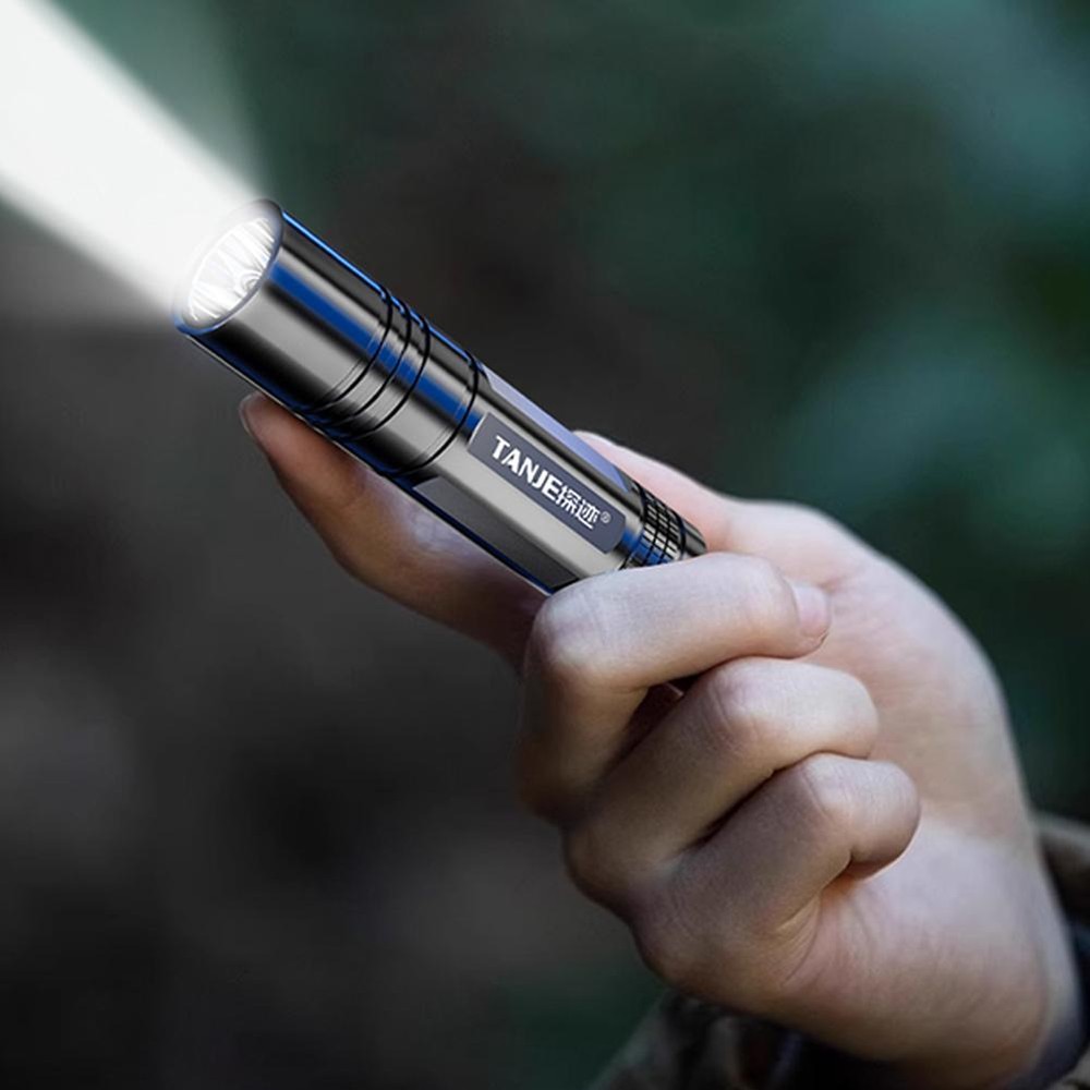 Handheld USB Rechargeable Waterproof Mini LED Flashlight On Sale-image