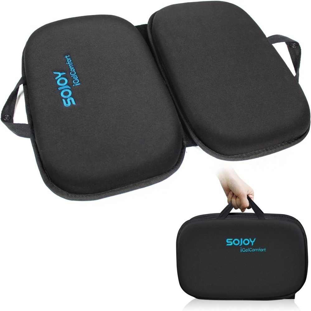 iGelComfort 3 in 1 Foldable Gel Seat Cushion Featured with Memory Foam