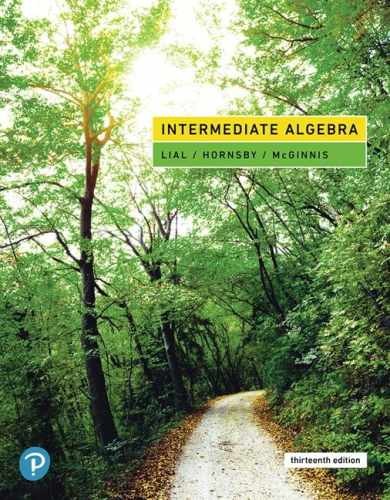 Intermediate Algebra - Loose Leaf, by Lial Margaret; Hornsby John; - Acceptable