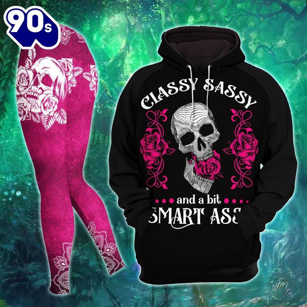 Classy Sassy Skull Combo Hoodie And Leggings - Musicdope90s