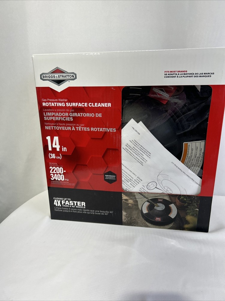 Briggs & Stratton 14-Inch 3400 PSI Pressure Washer Rotating Surface Cleaner