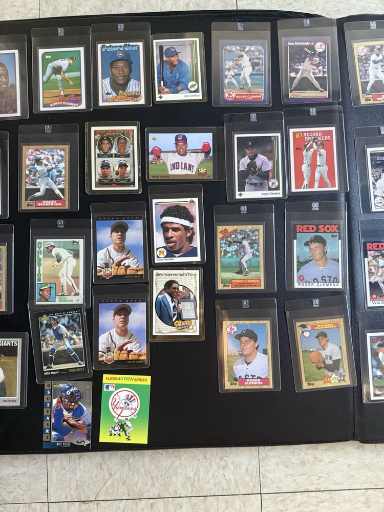 Lot Of Vintage Baseball Cards 86,87,88,89,1990 tops upper deck And More Cards