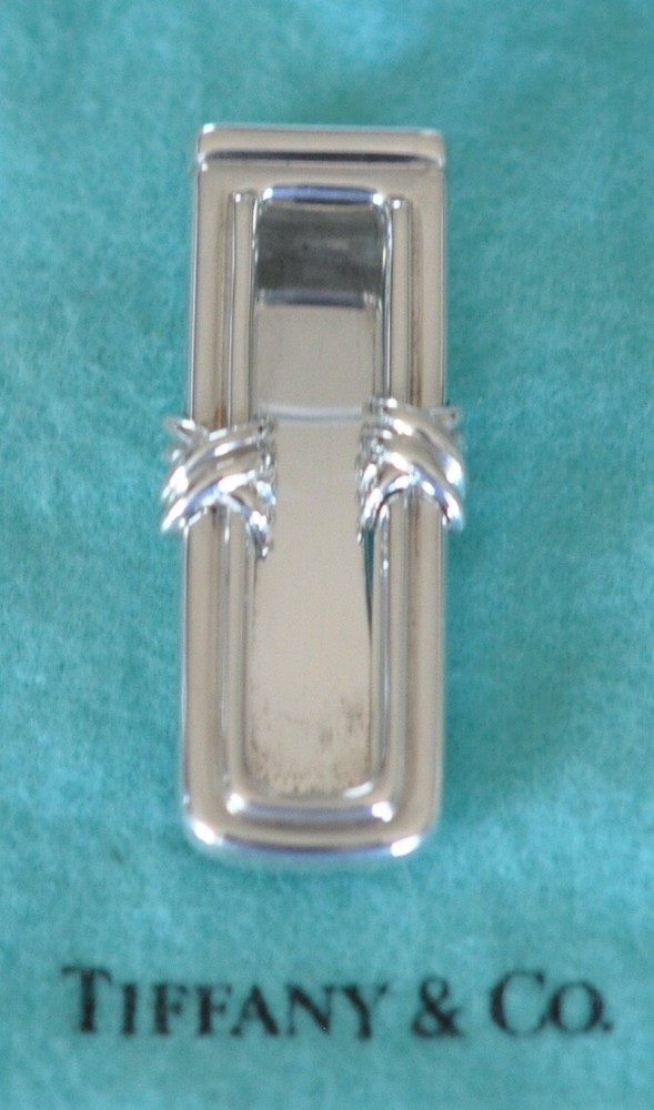 Tiffany & Co Sterling Silver 925 Signature Money Clip 1992