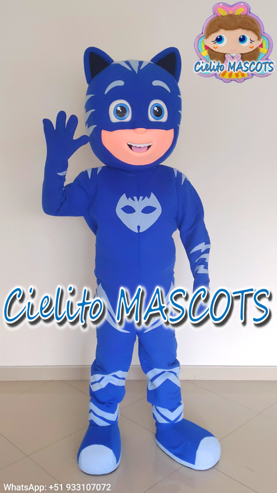 PJ Masks Connor Mascot Catboy Costume cosplay halloween cartoon Cielito MASCOTS