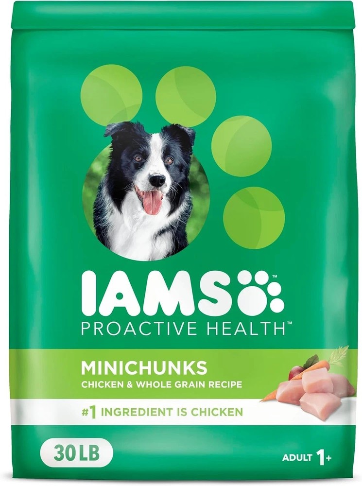 Iams Proactive Health 30 lbs Adult MiniChunks Dry Dog Food Chicken