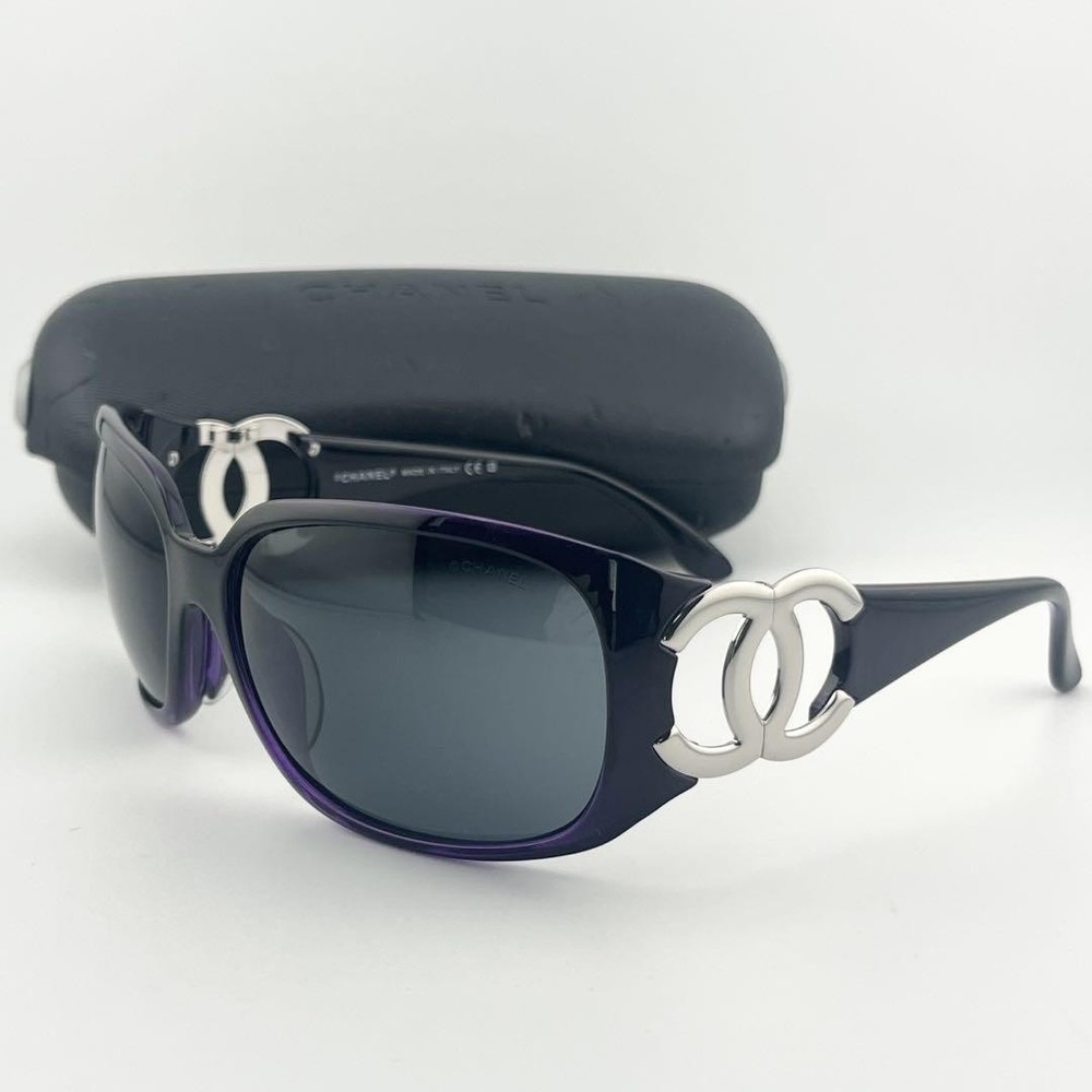 CHANEL Coco Mark Sunglasses with Stylish Protective Case  