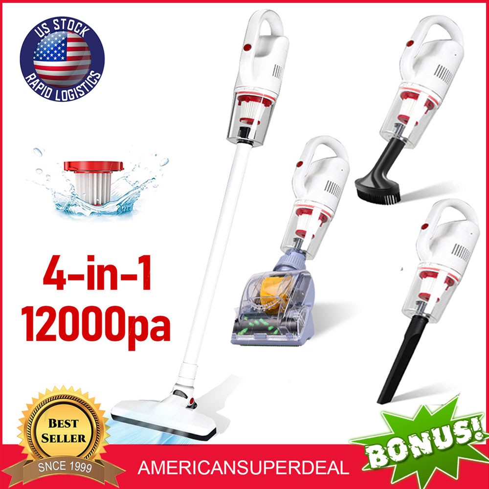 Cordless Stick Vacuum Cleaner USB Rechargeable Lightweight Vacuum HEPA Cleaner