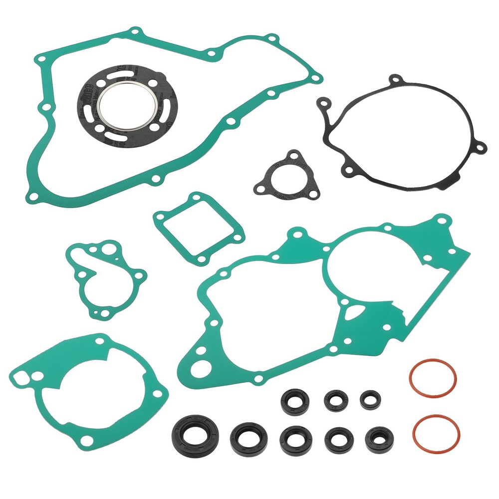 Complete Engine Top + Bottom End Gasket + Oil Seal Kit For Honda CR80R 1986-1991