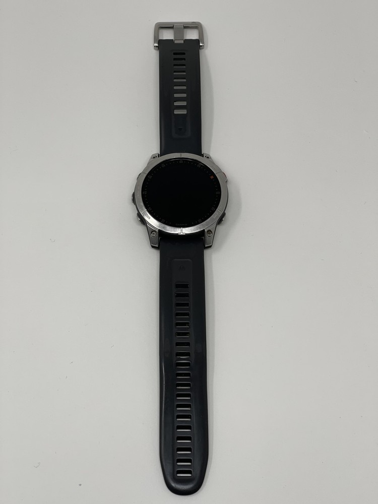 Garmin Epix Gen 2 Slate Steel Smartwatch Black Band Pre-Owned