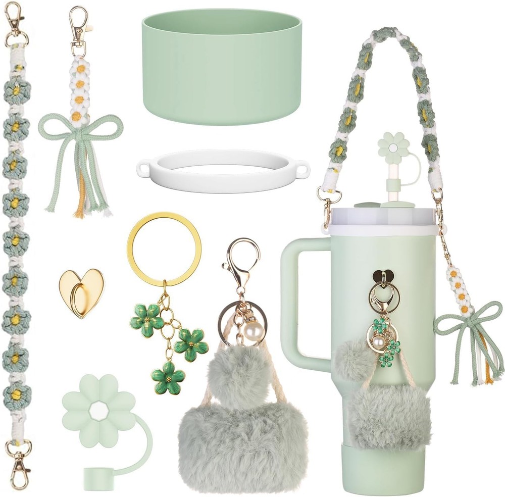 Stanley Cup Accessories Set Including Siliocne Straw Cover