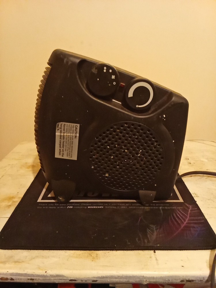 Soleil Fan Heater FH-06B Portable Heating Portable Cooling Adjustable Knob Small