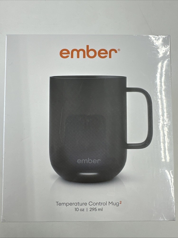 Ember 10oz Smart Mug 2 with Temperature Control in Black - Brand New