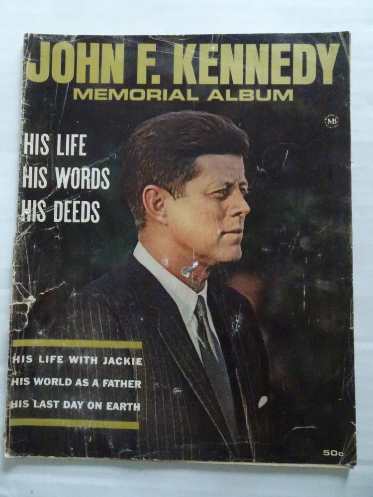 1964 JFK Memorial Album Magazine by Macfadden-Bartell Corp