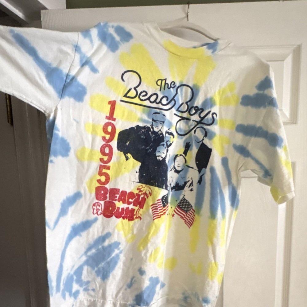 All Sport The Beach Boys 1995 Philadelphia Tie Dye XL Vintage Graphic Tee