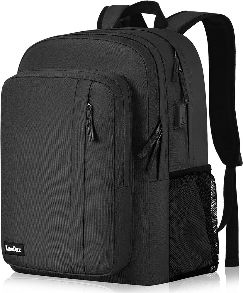 Backpack for Men Women, School Backpacks Teens Boys 15.6 Inch, Dark Grey