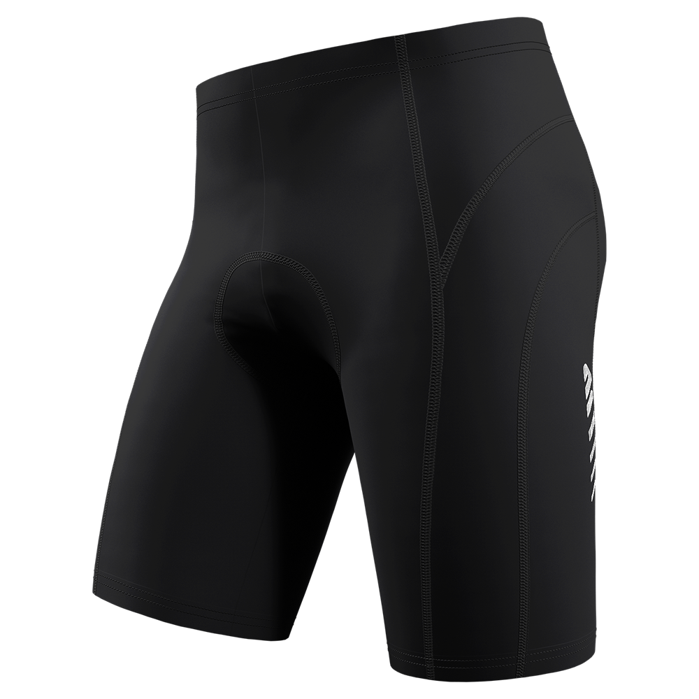 Cycling Shorts Padded Black Biking Pants for Men & Women - Size S to 3XL-image