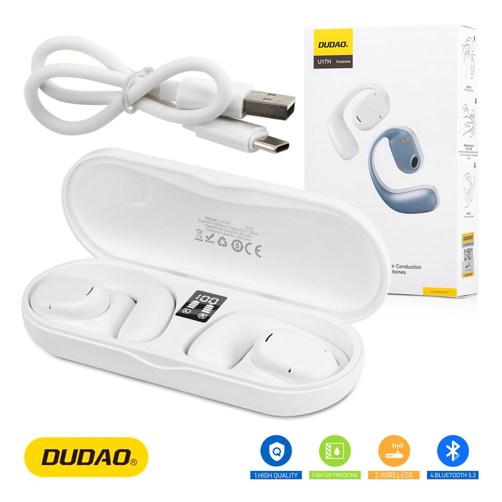 Bluetooth 5.3 Earbuds Ear Clip Bone Conduction Headphone Sport Headset Wireless