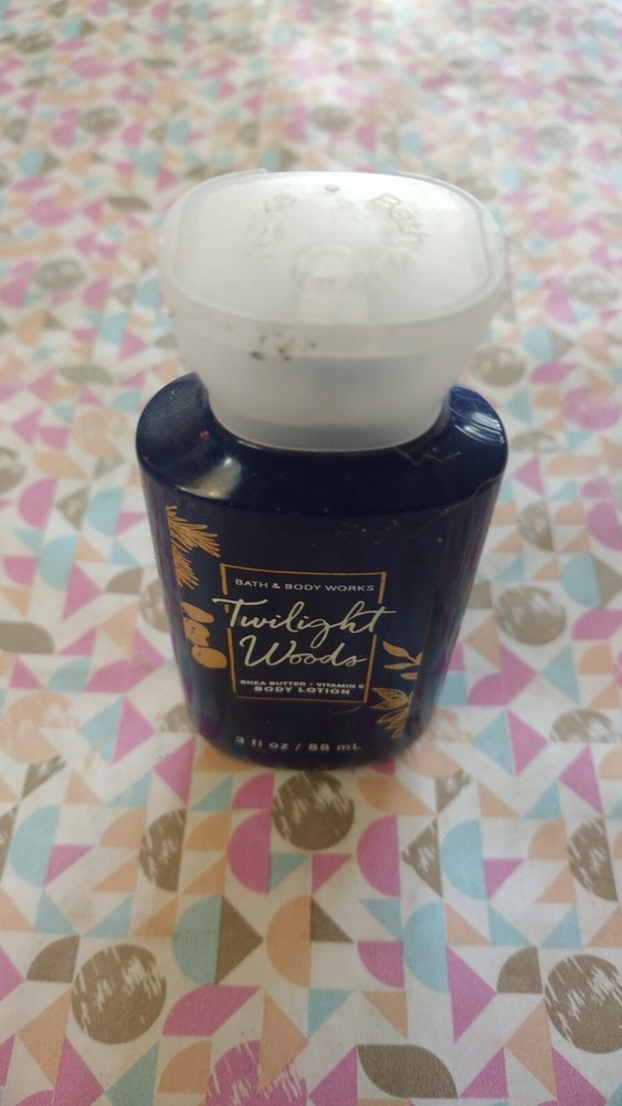 Bath and Body Works Twilight Woods Body Lotion Shea &Vitamin E 3 oz Travel Size.