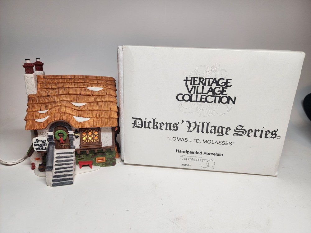 Dept 56 Heritage Village 1993 Dickens Series Lomas Ltd Molasses Figurine 58044