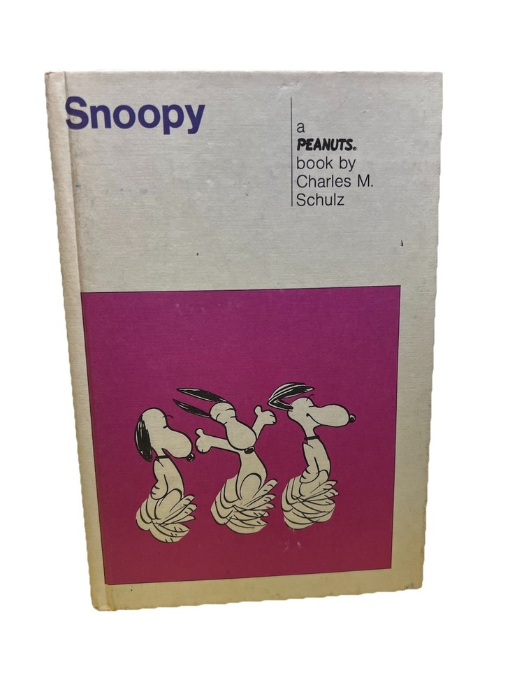 1958 Snoopy A Peanuts Book Charles M. Schulz Hardcover Vintage