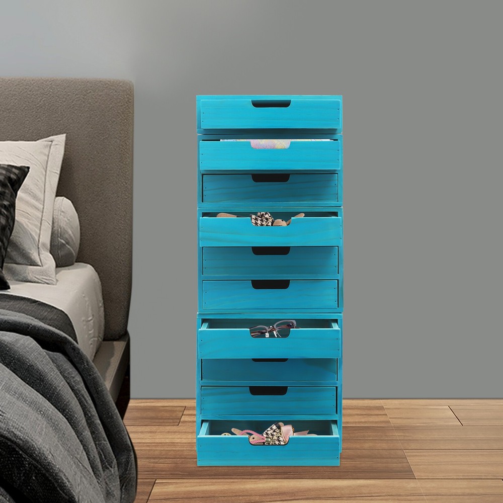 4-Drawer Stackable Office Cabinet for Bedroom Storage & Organization  