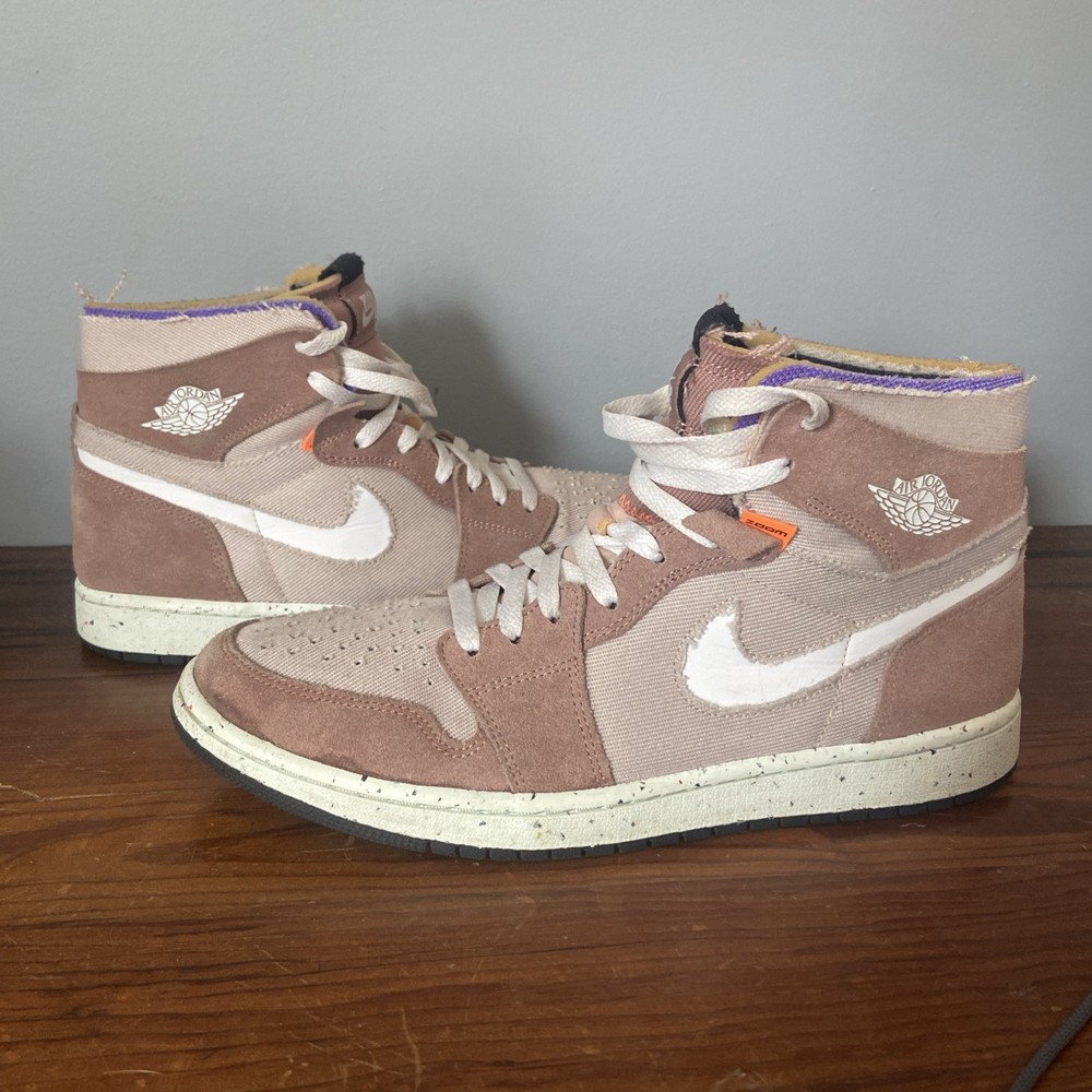 Size 11.5 - Air Jordan 1 Zoom Comfort High Fossil Stone