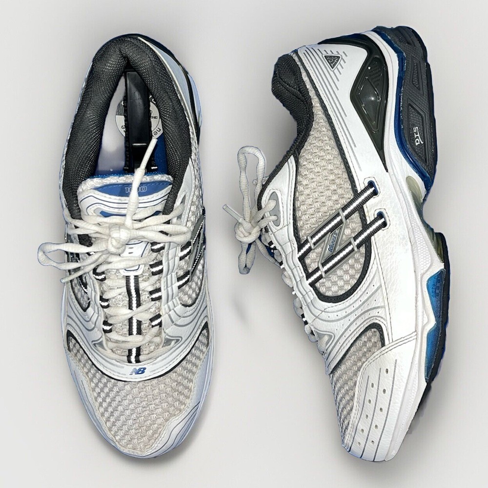 New Balance Men’s 11 2E White N-Lock Blue Cross Training Running Shoe WX1010WB