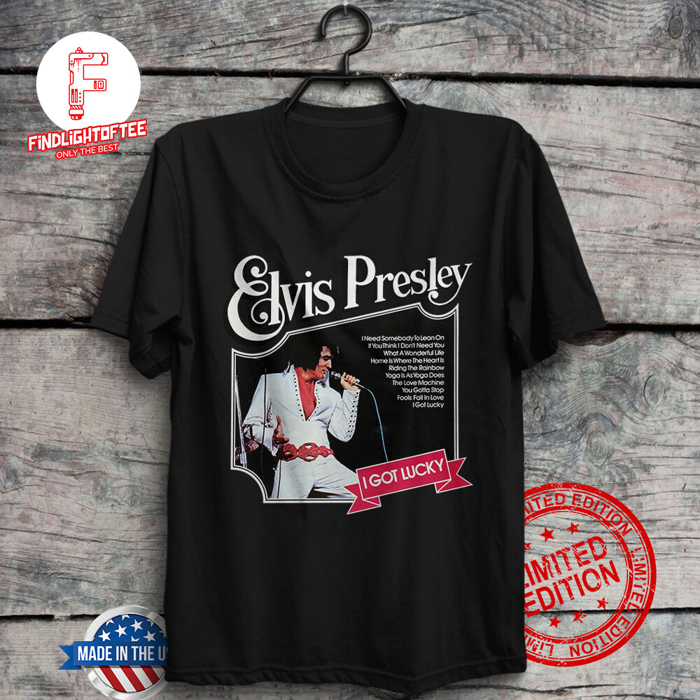 Elvis Presley I Got Lucky Vintage T-Shirt Kid Galahad 1962 70s Music Rock Legend