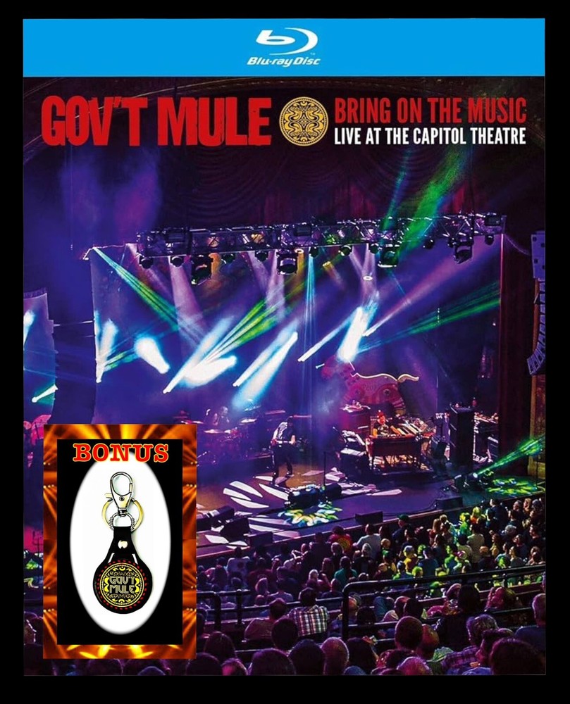 GOV’T MULE BLU-RAY LIVE AT CAPITOL THEATER ➕ LEATHER KEYCHAIN
