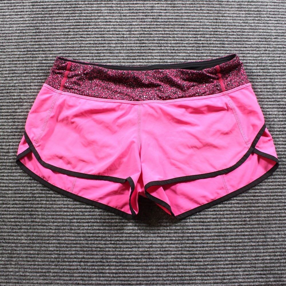 Lululemon Speed Short Women's 6 Pink Run Lined Lightweight