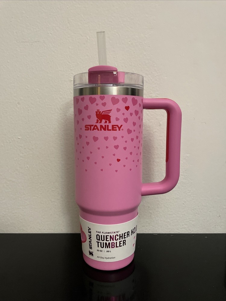 Stanley 30oz H2.0 Flowstate Quencher Tumbler Sweet Hearts Valentine's Day
