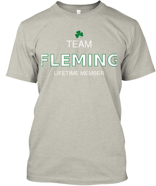 Team Fleming Lifetime Member Tee T-shirt Made in the USA Size S to 5XL