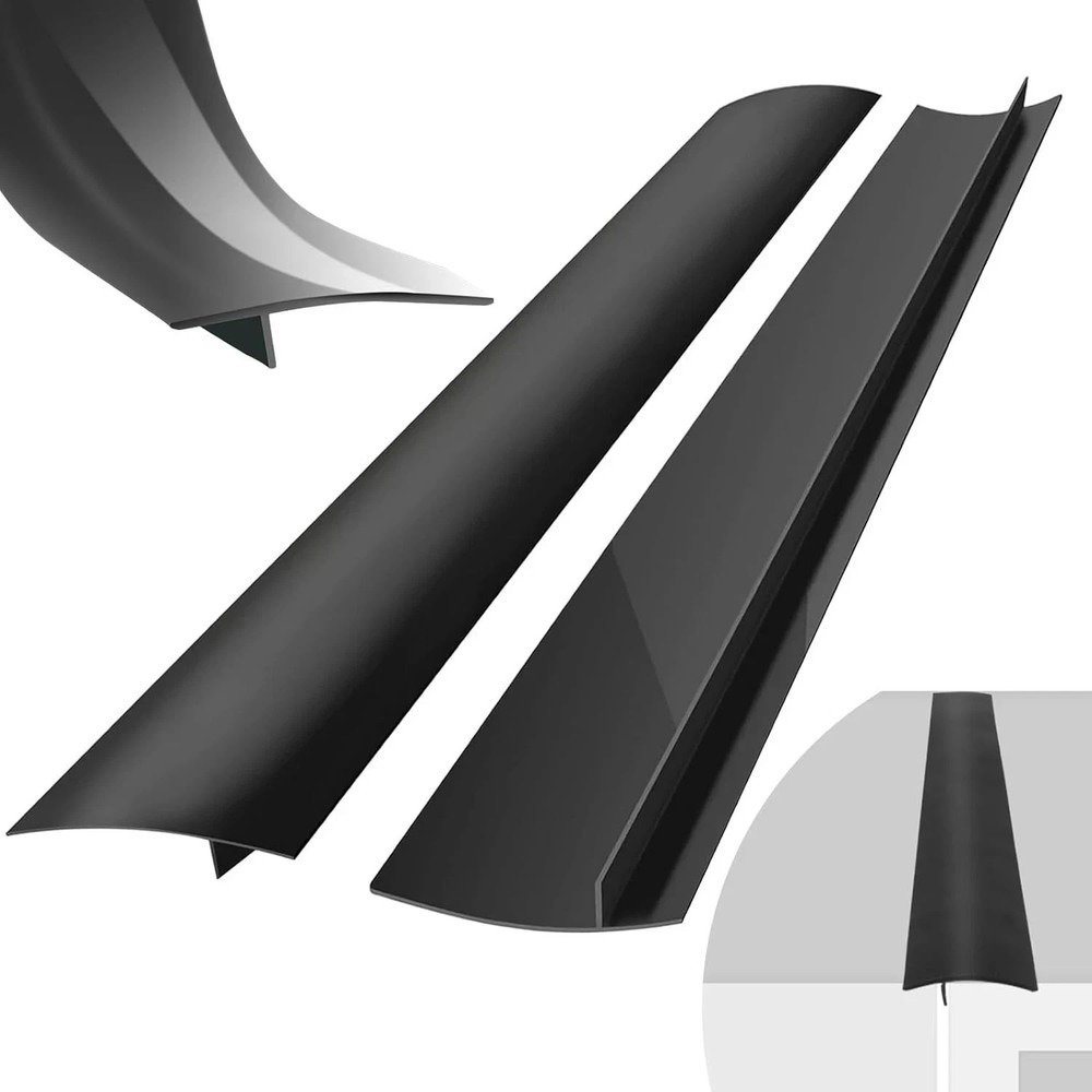 2 Pack 21 Inch Silicone Stove Gap Filler Kitchen Counter Top Gap Cover