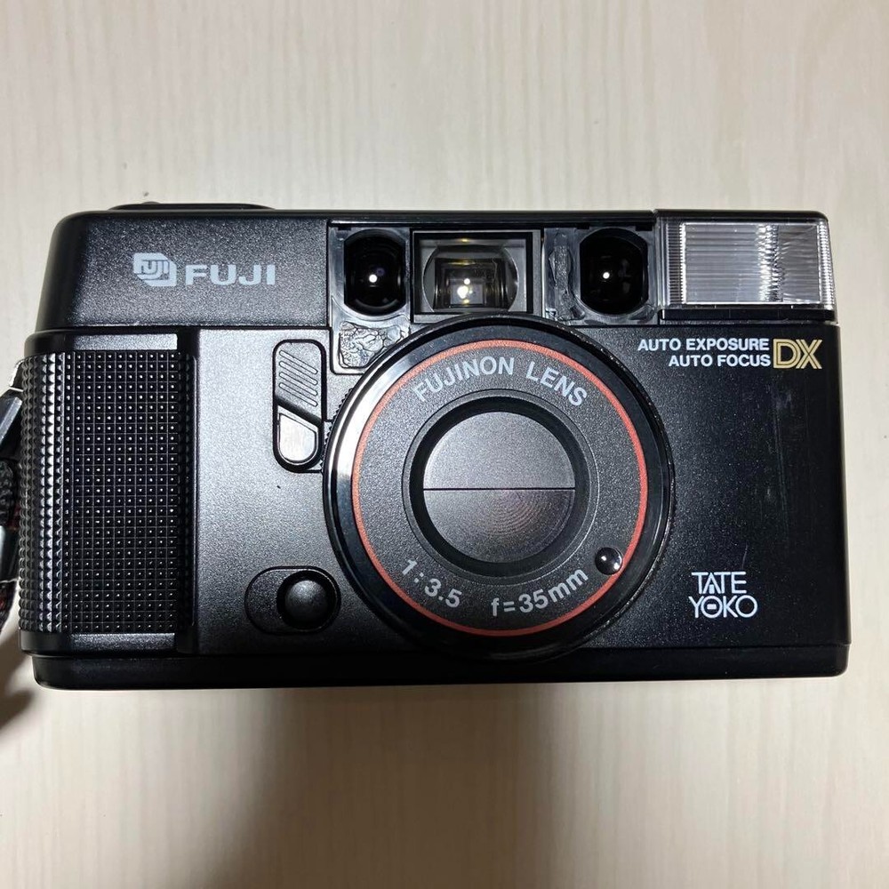 Fuji Auto-8 QD 35mm DX Camera with Selby Telephoto Lens Japan