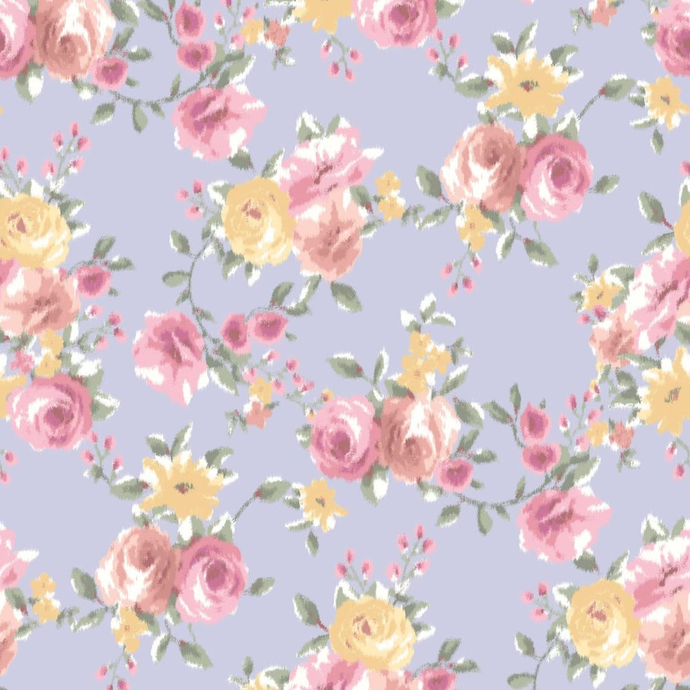 Rayon Jersey Knit 4-Way Stretch Maternity Top with Medium Floral Print