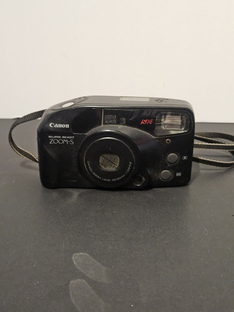 Canon Sure Shot Zoom S AF Point Shoot 35mm Film Camera 38-60mm Lens Untested